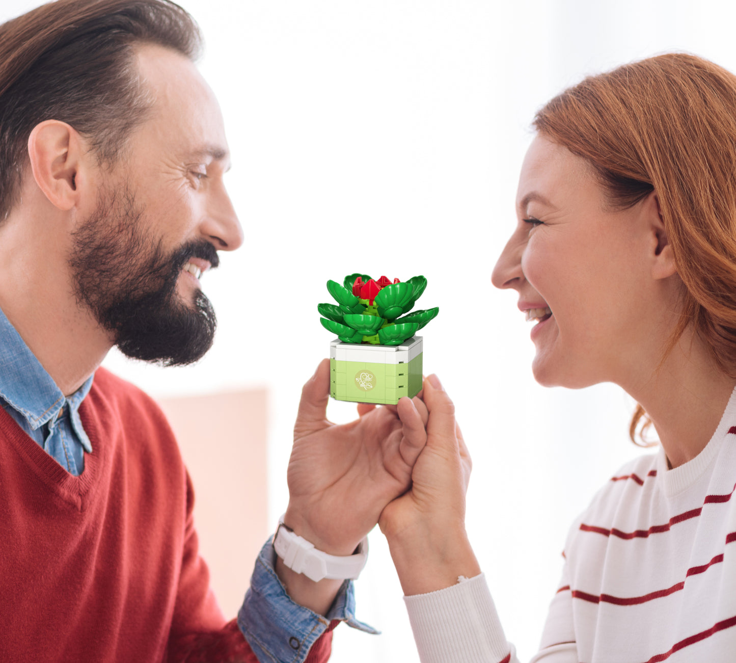 Green Succulent Building set