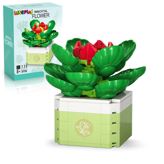 Green Succulent Building set