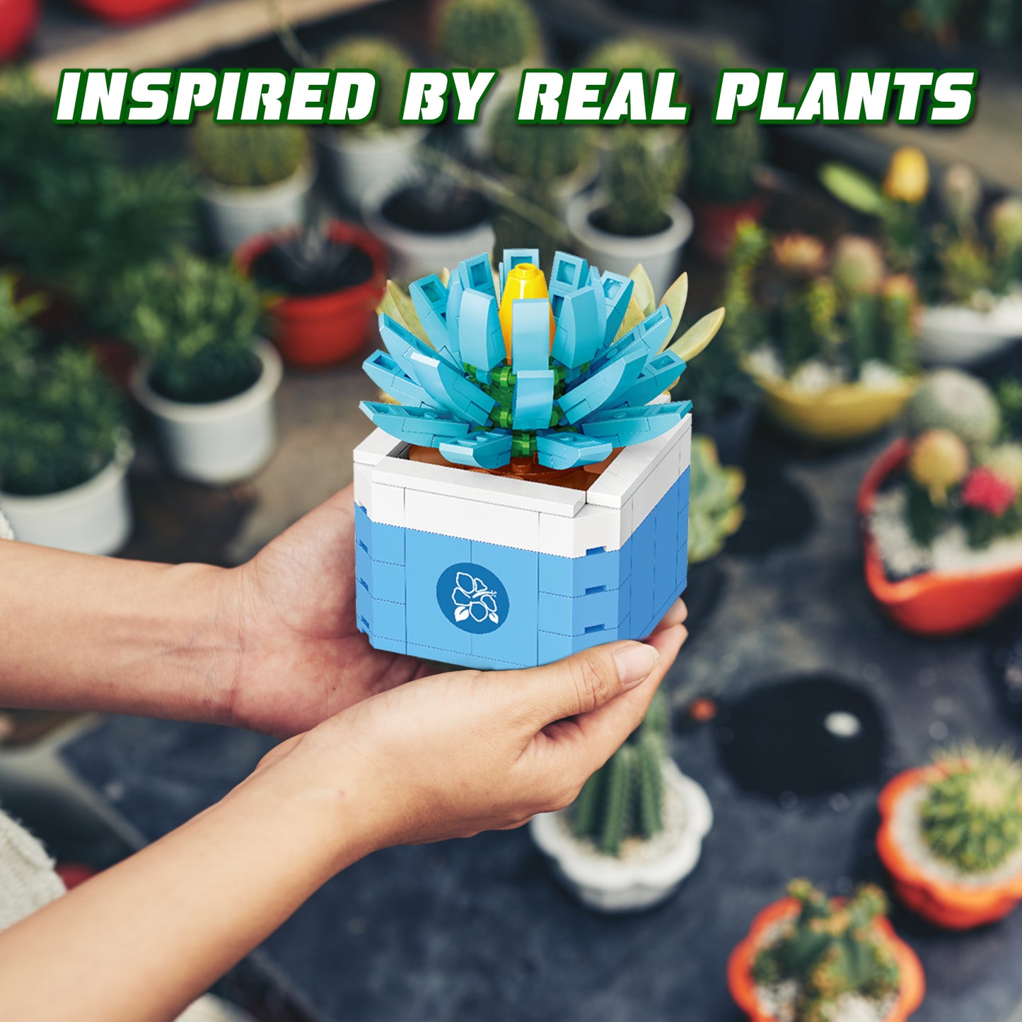 Succulent Flower Building set 6 in 1