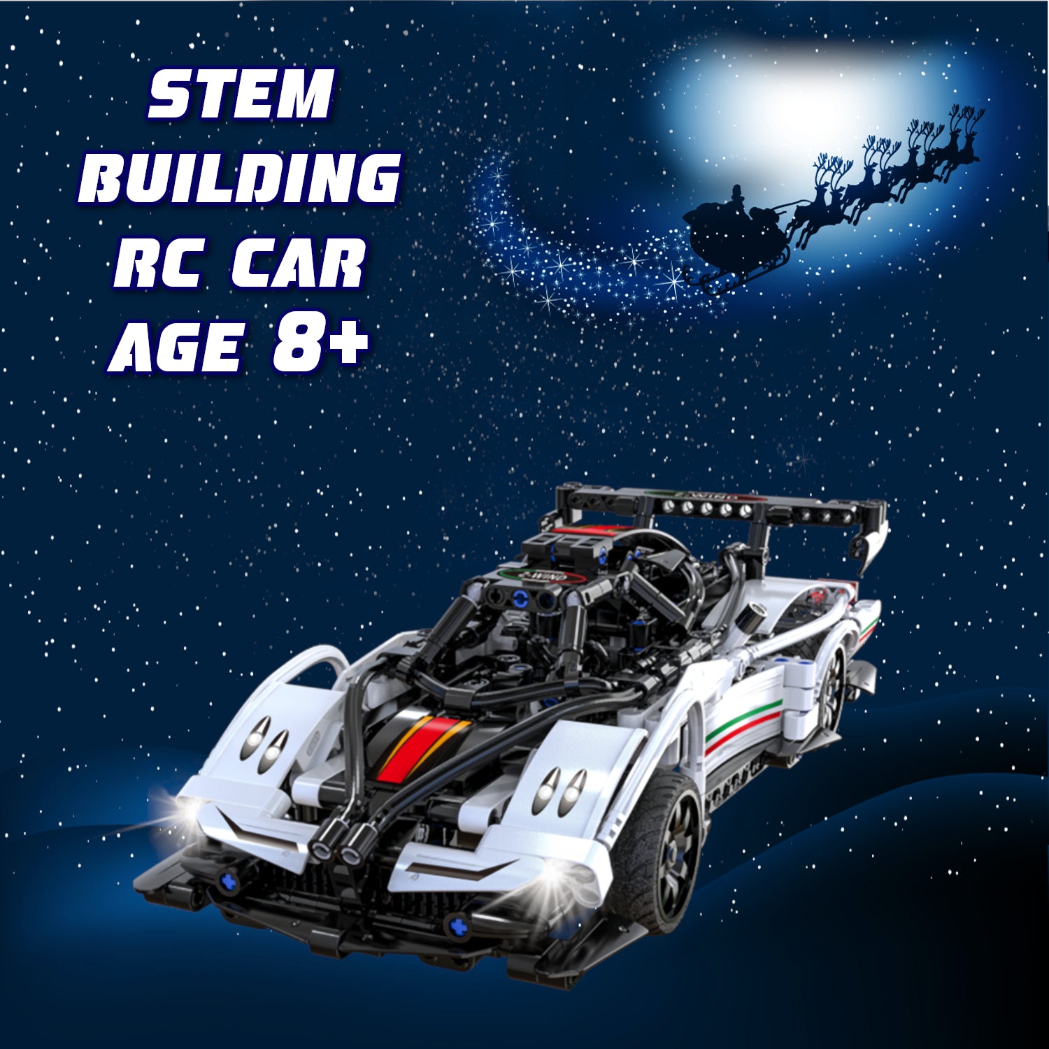 Stem Racing Model Block Age 8+ STEM Building Blocks RC cars – WisePlaytoys