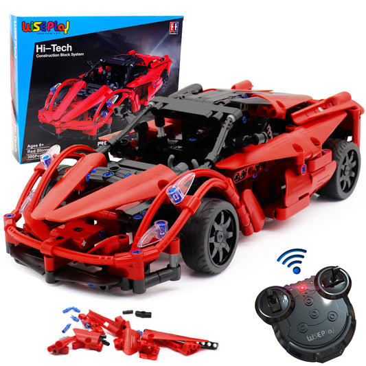 WisePlay Red Storm RC car building set