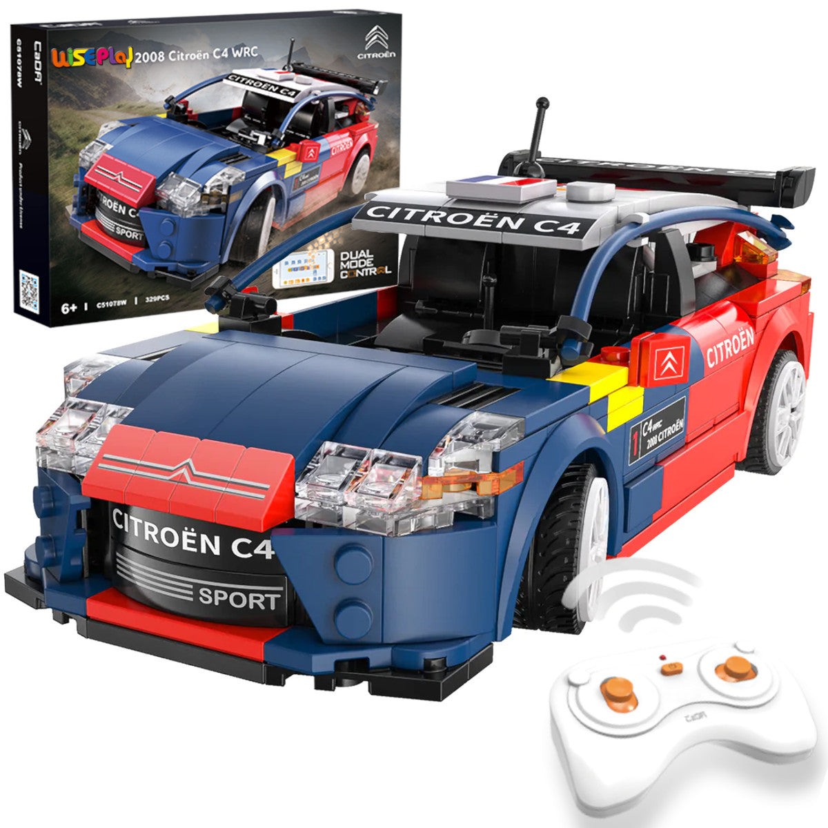 WisePlay Citroen C4 1:20 Model Building RC car